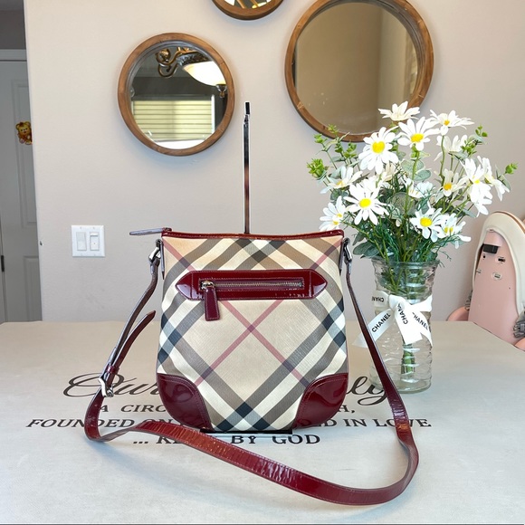 Burberry Signature Logo Shoulder Bag Crossbody